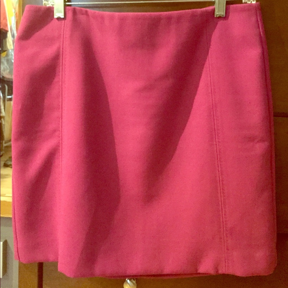 A-line plum purple skirt, fully lined, Ann Taylor